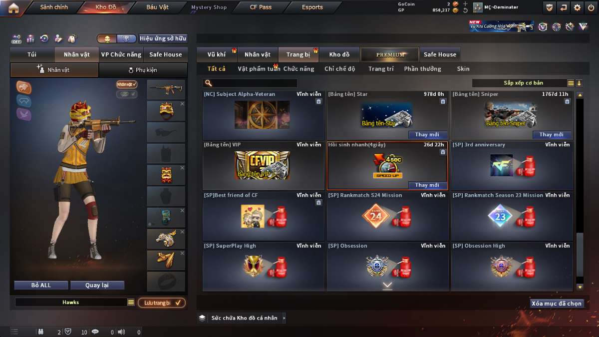 shop acc cf uy tin gia re